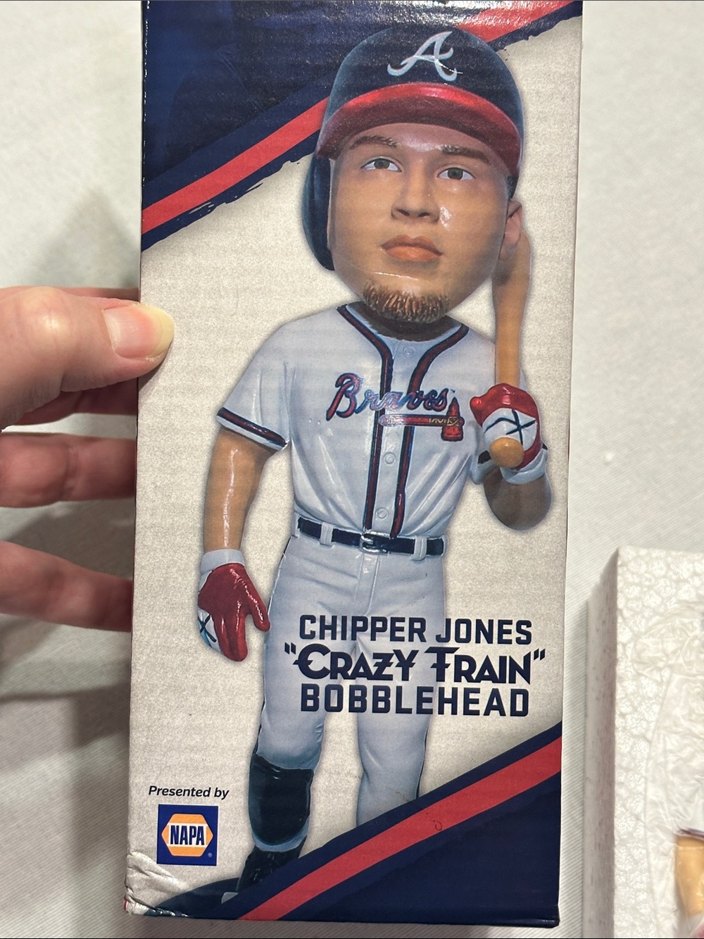 Chipper Jones "Crazy Train" Braves Bobblehead - presented by NAPA